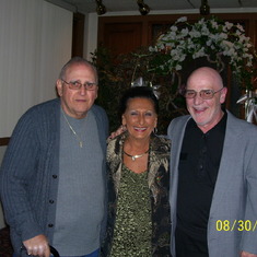Ray (on the left), Joyce (in the middle), Ron (on the right)