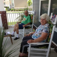Mom & Dad enjoying their rocking chairs