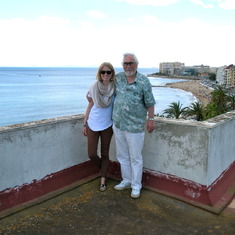Visiting Ray and Trudchen's condo in Torrevieja in May 2012.
