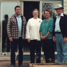 Mike & Gwen Harmer and Jim & Gladys Stewart.