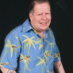 Mike loved his tropical shirts.