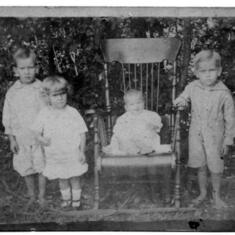 Baby Grandma Reba & Siblings date unknown.