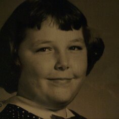 Mom as a young girl