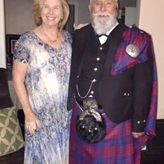 Formal Scottish event, Rebecca & Richard