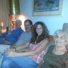 2014- Red, nephew,  Brad Templin, Jamie and sister in law, Fran Templin