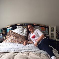 Inday Relie's bedroom in LA.