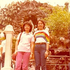 Inday Relie's 1st vacation to the Phils after 10 yrs stay in the US. (1985 taken in Baguio City.