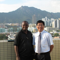 Rene visiting Hong Kong in 2009