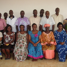 After a seminar for couples in Dakar.