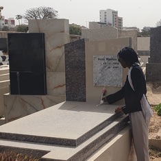 The memory of you our dearest friend still lingers on. Remembering you today in Dakar, Senegal.