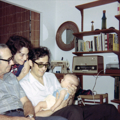 Reuven, Erella and Erella's dad Arthur