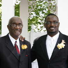 Daddy and me on my wedding day