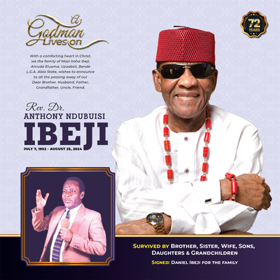 Rev. A. N. Ibeji