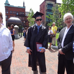 Jim at Jarrid's college graduation  May 2012