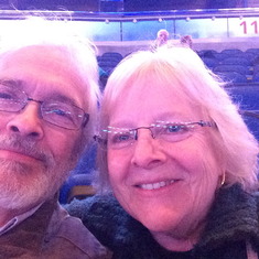 Jim and Shirley at Barry Manilow Concert, at Amway Center 2013