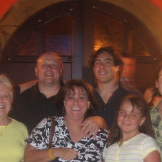 Jim and the family in Aruba.