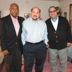 Sam Roberts, Herbert Holmes, and Michael Holmes, Morehouse College homecoming, Oct. 21, 2011.