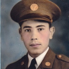 Dad in uniform at the age of 21.
