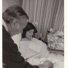Sept. 7, 1988 In hospital day after Noah was born.