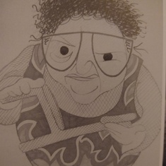 I don't know who drew this. It's from the 2000 MHSA Yearbook.
