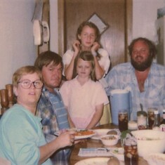 Rhonda, Larry, his girls & Mitchell