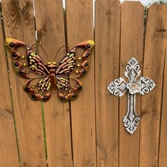 Everytime I am outside by my flower beds I see a butterfly. 