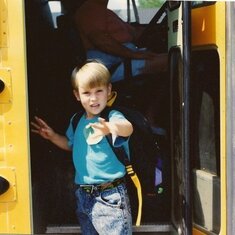 First school bus ride