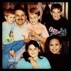 Ricky, Dad, Matt, Jason, Alicia & Kale ~ Happy times with family