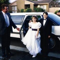 1990 - Richard and Ellysha were page boy and flower girl at Ellysha's older brother's Debutante Ball. 