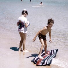 1987. Richard would now live at the beach if he could. So different from a few years ago.
