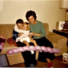 Cousin Allan, Auntie Do-Do and I (Xmas 1973)