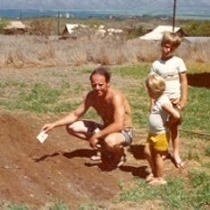 Gardening in Maui 1973