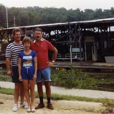 Richard, Lori, and John at the Ozarks