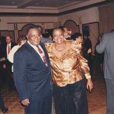 Richard and Sharon's Mother at 1999 Men's Christmas Gala