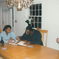 Ahmara and Rich at Gary and Sharon's Lexington, MA house