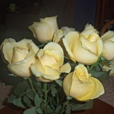 Yellow roses from Richard 5-19-12                     100_2198