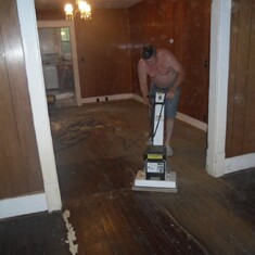 Richard working on floor             100_2426