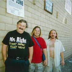 Dad, Rick, and Greg
