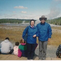Barbara & Richard Yellowstone 1999