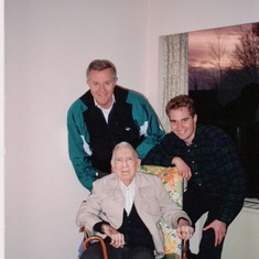 Three generations of Carter’s. Great Grandpa Arthur(Dick) Carter, Jim and John Carter.