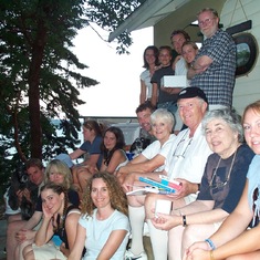 Bowen Island family reunion approx. 2001