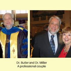 A professional couple: Dr. Butler and Dr. Miller