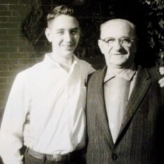 Rick with his dad, Fred Miller