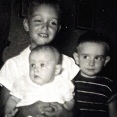 Rick with his cousins, Tommy and Beverly