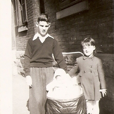 Uncle Henry, Richard & Cousin Anne October 1948