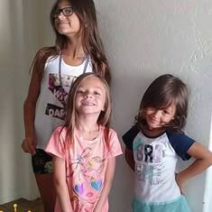 My 3 granddaughters Briah, Lilly and Dannica