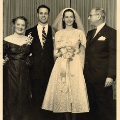 Richard, Connie, his parents Hortense and Harold Russell