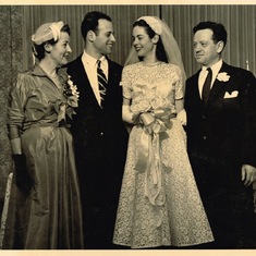 Richard, Connie, her parents Max and Anita Lerner