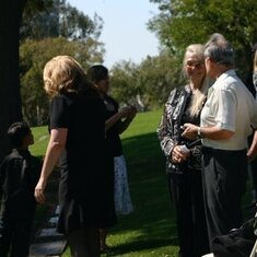 This was at the cemetery for our Great Aunt Mary’s funeral.