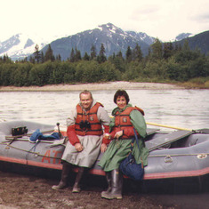 Rafting in Alaska 1987